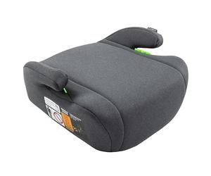 Zamboo Asiento Elevador Infantil Homologado ECE R129/04 | Alzador Coche Niño i-Size 125-150 cm - Uso con Cinturón de 3 Puntos del Vehículo - Sin Respaldo - Cómodo y Seguro - Funda Lavable - Gris