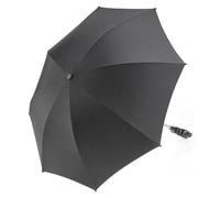 Zamboo Sombrilla Carro Bebe Universal con Protección UV50+ - Paraguas Parasol con 12 Posiciones para Cochecitos y Sillas de Paseo - Sombrillas Regulables Diámetro 73 cm - Repelen el Agua - Negro