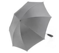 Zamboo Sombrilla Carro Bebé UV 50+ Universal - Gris | Paraguas Parasol con 12 Posiciones para Cochecitos y Sillas de Paseo | Sombrillas Regulables Diámetro 73 cm | Repelen el Agua