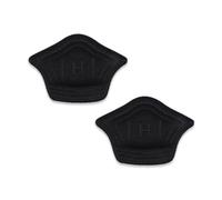 Zambuph 1 par de almohadillas para el talón para aliviar la presión, cojines de apoyo para los pies, plantillas inserción autoadhesivas esponja, accesorios para calzado, Negro, Dünn