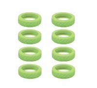 Zambuph 10 pack/lote cubierta de rueda de equipaje con reducción ruido dile adiós a los sonidos fuertes viaje banda rodadura neumático gruesa para un más fuerte, noctilucente