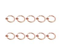 Zambuph 10 pares de convertidor de cable oreja ajustable hecho a mano múltiples pendientes con Clip herramienta fabricación joyas adaptador pendientes chica, Sin plata colgante, 13MM