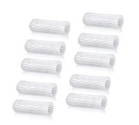 Zambuph 10 piezas de tubos para los dedos de los pies, mangas compresión flexibles, lavables, reutilizables, para dedos pies, cojines Gel, callos, accesorio para