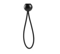Zambuph 12 Uds. Clips para Tienda de campaña, Cuerda para toldo, Bola, Cuerda elástica, ataduras fijas para Poste de Barco, Lonas, Juego Abrazaderas para toldo, Resistente a la Intemperie para, Negro