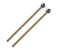 Zambuph 2 piezas de mazo de Glockenspiel, mazos vibráfono para xilófono Wolock Yoga, cabeza corta y redonda, cabeza corta y redonda