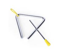 Zambuph 2 unids/Set Instrumento Musical de Juguete Borde sin Rebabas sin ángulo Agudo Campana Instrumento Musical Juguete de Metal , 8 Pulgadas