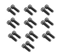 Zambuph 20 piezas tornillo Hexagonal tornillos lisos pernos sujetador pieza de repuesto mantenimiento accesorio de reparación mecánica, M8x18