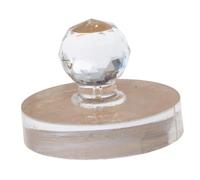 Zambuph Accesorios para polvos, maquillaje, cosméticos, suministros, sello de cera, reparación de mini polvos prensados, herramienta prensado para cejas, base, Claro, 3.5 x 4 cm