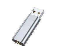 Zambuph Adaptador de Audio USB a 5 mm fácil de Usar. Mini Tarjeta Sonido Externa. Funciona con Auriculares y portátiles. para un Sonido óptimo. Tarjeta Externa portátil. Altavoz para PC y portátil.