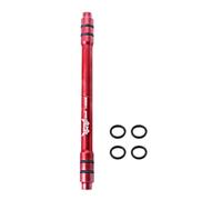 Zambuph Adaptador de Eje pasante de Bicicleta, práctico Cubo Rueda Delantera, Eje conversión Flexible dureza, Adaptador Ligero liberación rápida, Rojo