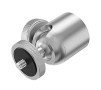 Zambuph Adaptador de Mini Bola Duradero, Soporte de Rosca Universal, Adaptador Cabezal trípode aleación Aluminio Giratorio 360 Grados, configuración fotografía, Mini Cabezal