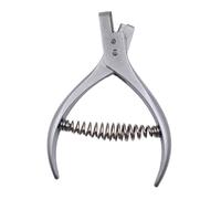 Zambuph Alicates de costura para perforar cuero y hacer muescas en patrones. Construcción de acero resistente y tamaño compacto para un fácil manejo. Herramienta modista con mango resorte.