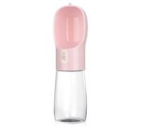 Zambuph Alimentador de Agua Caliente portátil para Mascotas, dispensador de Leche Animales plástico, tazón Comida, Herramienta alimentación, Taza para Acampar y Caminar, Rosado, Taza Agua