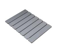 Zambuph Almohadilla absorbente multiusos para vajilla Stone Leak Free, ecológica, de diatomeas, ideal para cocina y encimeras (40 x 30 cm) , gris claro