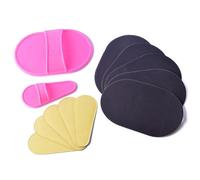 Zambuph Almohadillas depiladoras para mujer, esponjas autoadhesivas suaves, exfoliante, cuidado físico de la piel, herramienta de eliminación cosméticos