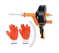 Zambuph Barrena de drenaje duradera, herramienta para eliminar obstrucciones de drenaje, limpiador fregadero, desatascador sin esfuerzo para problemas cotidianos, herramienta