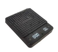 Zambuph Báscula de cocina Time con temporizador, medición y sincronización, productos horneados ABS para el hogar, negro, 5kg, 0,1g, inteligencia precisa