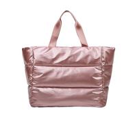 Zambuph Bolsa Deportiva de Nailon Suave con separación en seco y húmedo, Bolso de Yoga Que se Puede Llevar a Mano o Utilizar Bolso Hombro, Bolsa Gimnasio para Mujer, Rosa