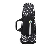 Zambuph Bolsa Suona Profesional a Prueba de Salpicaduras patrón de Dibujos Animados Bolsas Transporte Bolsa Impermeable Mochila para Llevar Tienda, Negro