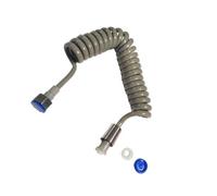 Zambuph Boquilla de bidé de 2 modos, rociador inodoro a prueba herrumbre, cabezal descarga, práctico refuerzo mano acero inoxidable, cocina presión, Tubo telefónico 2 m