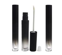 Zambuph Botella de tinte de labios recargable para muestra y tubo tinte brillo labios vacío, práctico, fácil para diario y viaje, tubos brillo vacíos tamaño compacto con cepillo