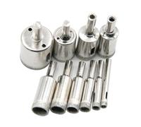 Zambuph Broca de vidrio, repuesto portátil, anticorrosivo, profesional, Industrial, para carpintería, cerámica, accesorios para taladros , 10 piezas 6-30 mm