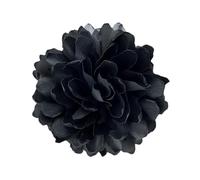 Zambuph Broche floral para el ojal, accesorio para ropa, con flor de seda para realzar el atuendo de boda y eventos, realzando el encanto general. El broche sirve accesorio para, negro