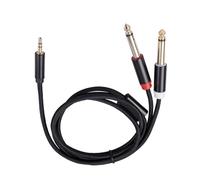 Zambuph Cable de audio red tejida de algodón buen rendimiento contacto cable adaptador carcasa aleación aluminio fuerte resistencia a la tracción