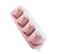 Zambuph Caja de 4 rejillas para especias, azúcar, sal, condimento, contenedor de sabores para cocinar, vinagrera en polvo, botella, tarro, accesorios para restaurante