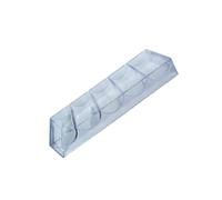 Zambuph Caja de Almacenamiento de Juegos Tablero fichas Tarjetas acrílicas Gruesas Organizador Soporte Transparente Bandeja contenedor exhibición Club