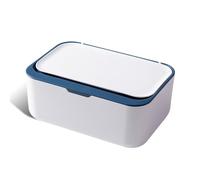 Zambuph Caja de almacenamiento de pañuelos húmedos con tapa sellada, a prueba polvo, antideslizante, contenedor dispensador toallas, sala estar, baño, oficina, coches