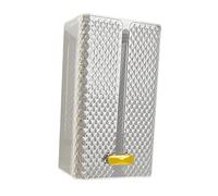 Zambuph Caja de pañuelos impermeable para guardar pañuelos. Elegante dispensador de para baño o cocina. Imprescindible para mantener los espacios organizados. Caja, Claro, 21.5 x 12.5 x 10.2 cm