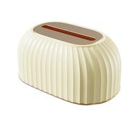 Zambuph Caja de papel, pañuelos de escritorio, resorte, servilletero impermeable, dispensador, sala estar, baño, encimera inodoro, Amarillo