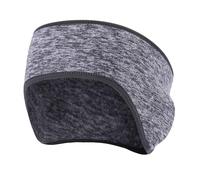 Zambuph Calentadores de orejas de forro polar, protectores de orejas, complemento para la colección de invierno, diadema para mujer, banda para la cabeza para correr en, gris, 26x12cm