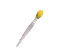 Zambuph Cepillo de labios Suavidad Tampón multicolor Removedor de comedón Regalo dulce Limpiador facial Herramientas maquillaje Cepillos exfoliantes, Amarillo