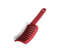Zambuph Cepillo de pelo con ventilación, peine curvo profesional, peines secos antiestáticos, herramientas de peinado saludables, doméstico, desenredante fino