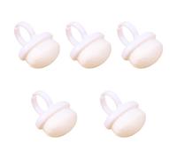 Zambuph Cepillo para polvo de uñas, herramienta versátil para una limpieza eficaz del polvo de uñas, cepillos para con forma anillo, cepillo limpieza, mango corto, limpiador arte,