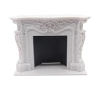 Zambuph Chimenea en Miniatura: una adición excepcional a una casa de muñecas a Escala 1/12. Modelo de Chimenea en Miniatura Que Aumenta el Atractivo la decoración del hogar y Las Cajas la