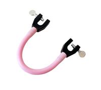 Zambuph Clip de Conector de esquí Duradero para enseñar a los Principiantes a controlar la Velocidad Pro ABS, Conector Frontal esquí para niños, Snowboard , Rosa