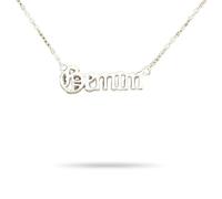 Zambuph Collar de la amistad de las constelaciones del encanto la letra del signo zodiaco doce con el colgante tarjeta exhibición para los regalos Festival amante, Géminis Plata