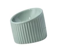 Zambuph Comedero Inclinado para Gatos, Cuencos elevados Antideslizantes Que promueven hábitos alimenticios saludables, Regalo para dueños y colegas. Cuencos, Verde, 13.7 x 11 cm
