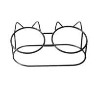 Zambuph Comederos elevados para Gatos con Soporte de Hierro para Gatos propensos a Problemas articulares. Ofrecen un Soporte sólido Durante la Hora de Comer. Comedero y Bebedero