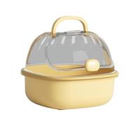 Zambuph Cómoda Jaula para hámster de 87 x 9 x 30 Pulgadas, Transparente y portátil, Ideal para Disfrutar de Actividades al Aire Libre en Cualquier Momento y Lugar, Amarillo, 20x18x16cm