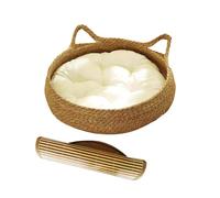 Zambuph Cómodas Camas para Gatos de Interior Resistentes a arañazos Que ofrecen un Lugar Acogedor para Sus Peludos Amigos. La Cesta para Gatos es Suave y