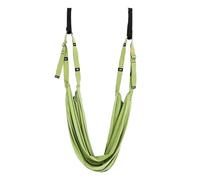 Zambuph Conjunto de columpio para entrenamiento de Yoga, ejercicio cuerpo completo, opción instalación amplia para ejercicio cuerpo completo, hamaca poliéster para Yoga, verde