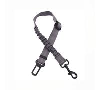 Zambuph Correa para Perro Cinturón de Seguridad Arnés de Seguridad Gancho Doble Cara Estirable Conveniencia Resiliencia Resistencia Extendida, Gris