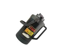 Zambuph Cubo de hielo seco con Para sistema de alivio presión automático que garantiza un y manejo seguros en eventos catering. Cubo hielo seco con recipiente comestible, Negro, 6L