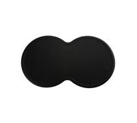 Zambuph de Silicona, tapete para alimentación, fácil de Limpiar para Perros y Gatos, Silicona con Forma Nube, tapete para alimentación, Gel sílice, Negro