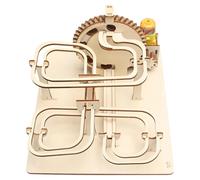 Zambuph Decoración de Escritorio de para Madera, Juguetes educativos científicos para niños, montaña Rusa mecánica, Kits construcción Modelos, Modelo canica DIY, Juguete Inteligencia Divertido,