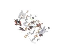 Zambuph Despierta la imaginación con Figuras de acción de Soldados Medievales, Figuras de Caballeros clásicos, Juguetes para la Sala de Juegos de los